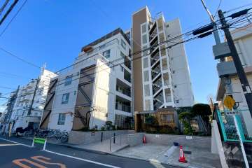 西荻窪第三コーポラスの外観（北西側から）