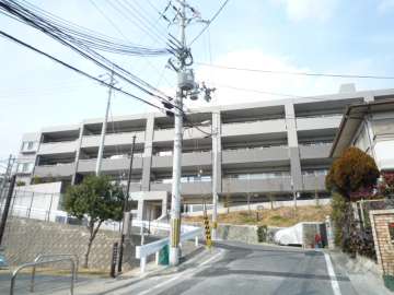 雲雀丘花屋敷アインスの外観（南側から）