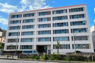 芦屋山打出住宅の外観（南側から）