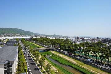 屋上からの眺め（北東方向）