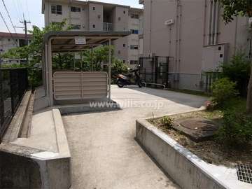 15号棟の駐輪場