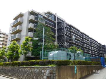 洋伸芦屋楠町マンションの外観（北東側から）