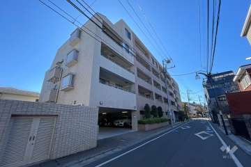 プラウド浜田山の外観（北西側から）