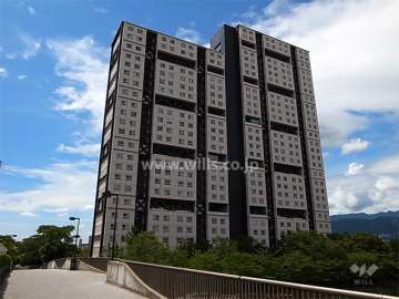 アステム芦屋B棟の外観（南東側から）