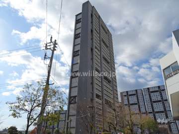 アステム芦屋C棟の外観（北東側から）