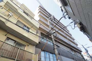 方南ファミリーコーポの外観（南東側から）