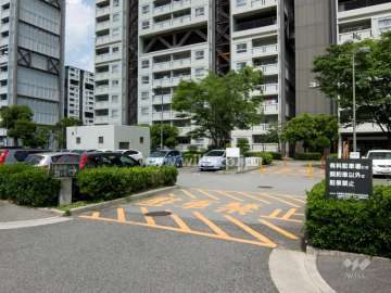 敷地内駐車場の出入り口