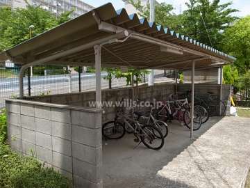 20号棟の駐輪場