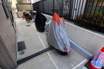 バイク置場