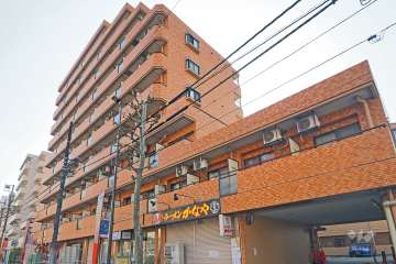 ライオンズプラザ方南町の外観（北西側から）