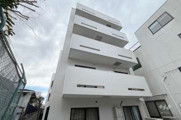 ベルコート東高円寺の外観（北東側から）