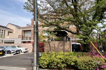 ドューエ永福フィオーレの外観（南西側から）