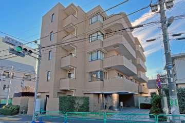 パークハイム中野富士見町の外観（北西側から）