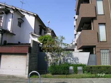 敷地南側には一戸建てが建っています。