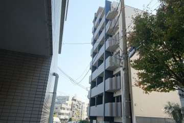 クレヴィスタ代田橋の外観（北側から）