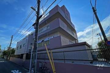 メゾン自由が丘の外観（北側から）