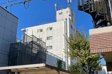 日商岩井田園調布マンションの外観（北東側から）