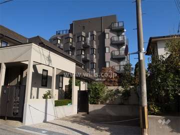 ノヴェル芦屋川の外観（南西側から）