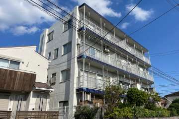 学芸コーポの外観（西側から）