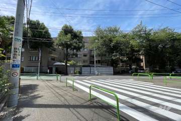 パークハイム下馬の外観（北側から）