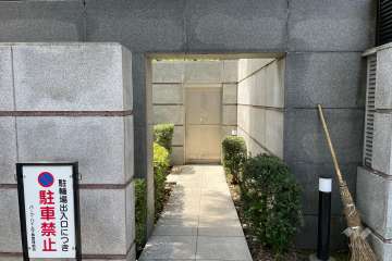 駐輪場の出入り口