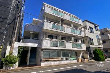 ハイシティ三軒茶屋第1の外観（南西側から）