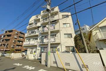 グリュック玉川3の外観（南東側から）