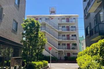 砧グリーンハイムの外観(北東側から)