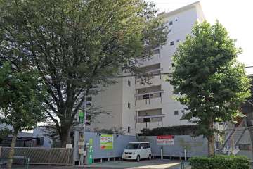 藤和砧コープ２の外観（北西側から）