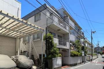 砧リリエンハイムの外観(北西側から)