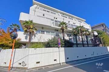 祖師谷大蔵センチュリーマンションの外観（南西側から）