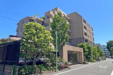 パークコート砧イーストの外観(北西側から)