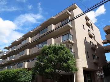 ロイヤル芦屋翠ヶ丘の外観（南西側から）　西面の棟