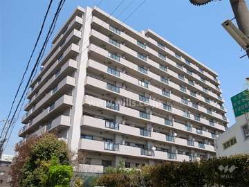 芦屋センチュリーマンションの外観（南西側から）