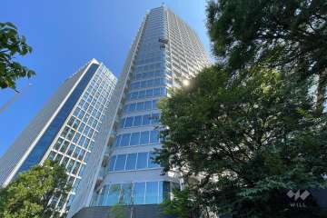 二子玉川ライズタワー＆レジデンスタワーウエストの外観（南側から）