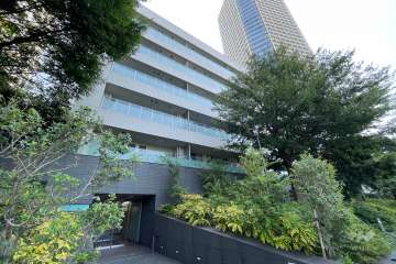 二子玉川ライズタワー＆レジデンスレジデンスアクアの外観（北西側から）