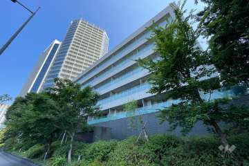 二子玉川ライズタワー＆レジデンスレジデンスアクアの外観（南西側から）