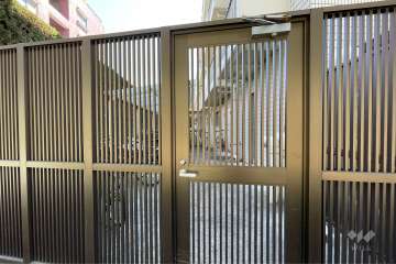 駐輪場の出入り口