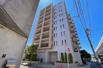 ライオンズスクエア用賀の外観（北東側から）