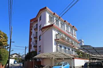 田園調布アビタシオンの外観（南西側から）