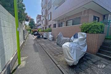 敷地東側の通路（北側から）