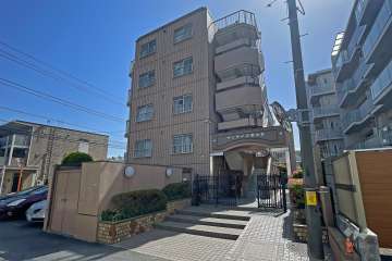 サンライズ尾山台の外観（北側から）