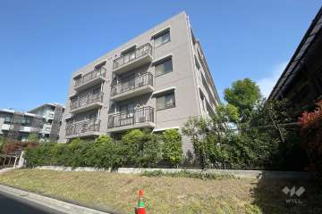 尾山台南パークホームズの外観（西側から)　