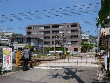 芦屋三条シティハウスの遠景。