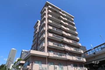 グリーンマンション駒沢の外観（北西側から）