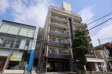 駒沢マンションの外観（南側から）