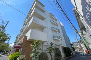 日商岩井桜新町マンションの外観（南東側から)