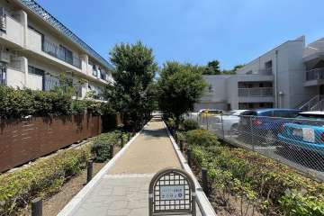 敷地北西側の『蛇崩川緑道』