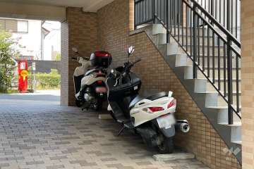 バイク置場