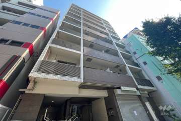 プレールドゥーク駒沢公園の外観（北東側から）　